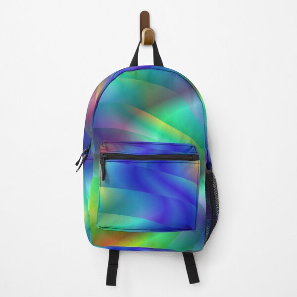 Item preview, Rainbow Waves Abstract Background designed and sold by sarughhh.