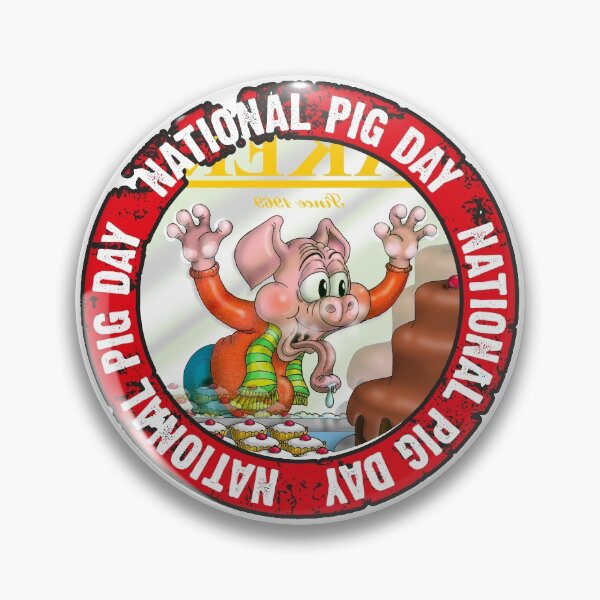 Item preview, National Pig Day designed and sold by Status71.