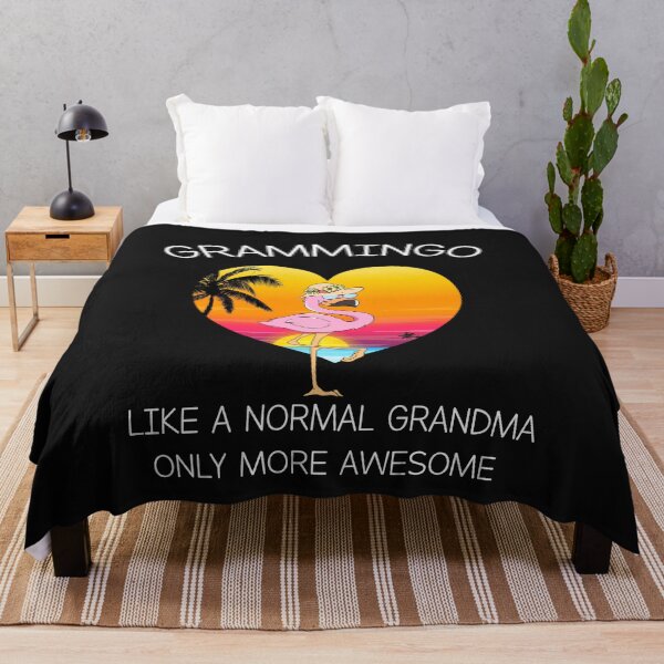 Item preview, Grammingo Shirt like a normal Grandma only more awesome Gift for Grandmother flamingo lover designed and sold by FreedomTree.