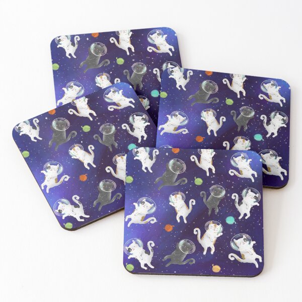 Item preview, Astronaut Cats in Space designed and sold by rainartstudio.