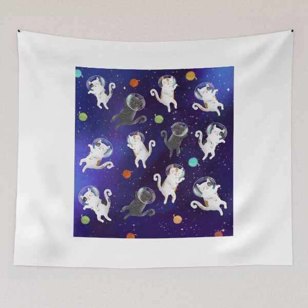 Item preview, Astronaut Cats in Space designed and sold by rainartstudio.