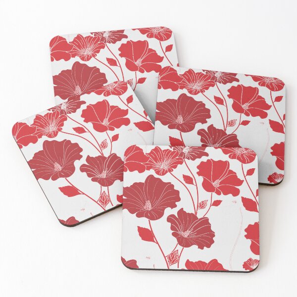 Item preview, Red Hawaiian Flower Pattern designed and sold by BitsndPieces.