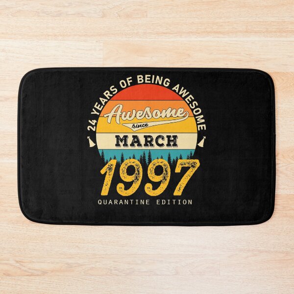 Item preview, 24 Years of Being Awesome Since 1997 March designed and sold by TrendingTees4u.