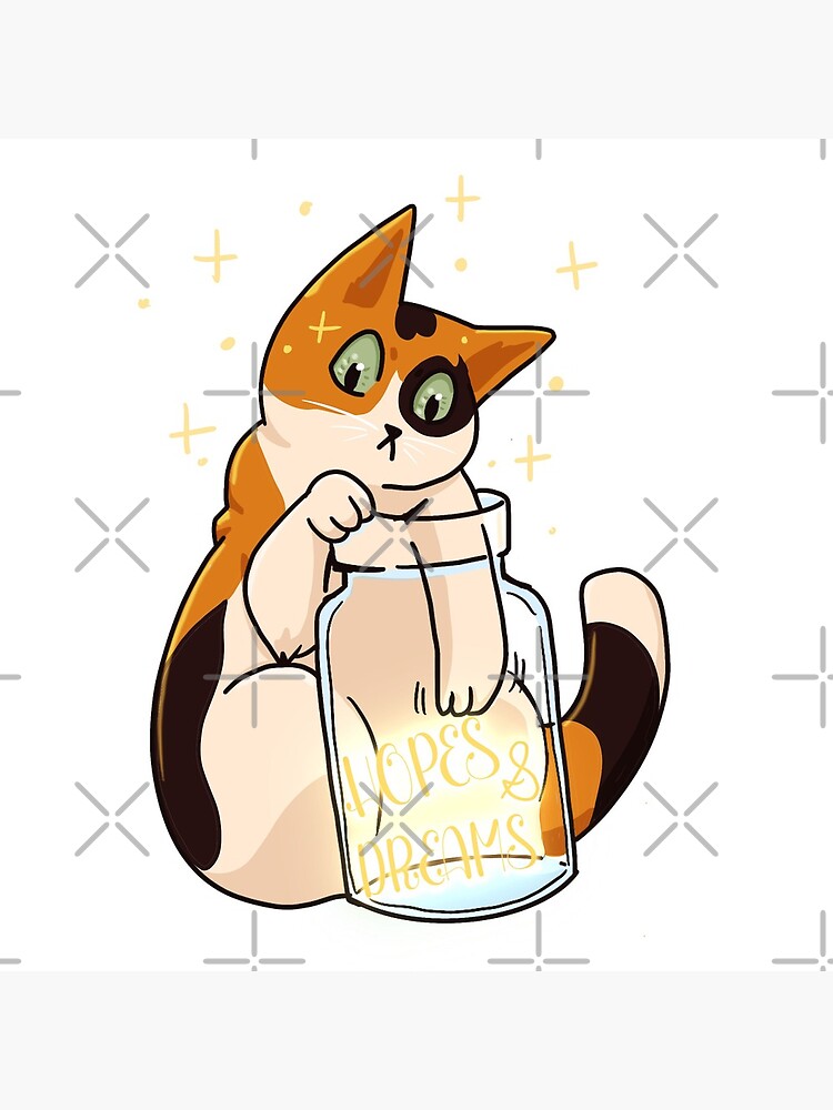 Reaching for Hopes and Dreams Calico Cat by MaeganCook