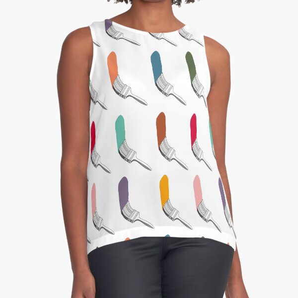 Item preview,  Multicolored brushes pop art style illustration. Modern and cool Color Palette designed and sold by elza-ri.