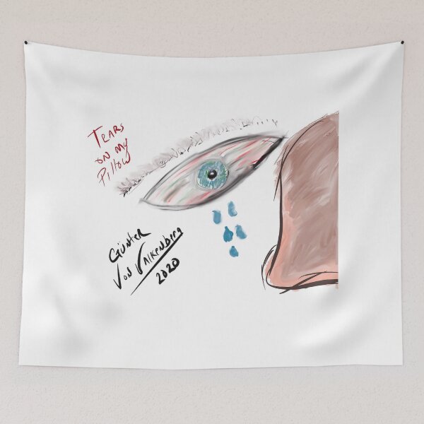 Item preview, TEARS ON MY PILLOW Original Art Collection from famous artist Gunter Von Valkenberg designed and sold by Mizjean.