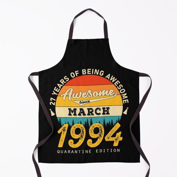 Item preview, 27 Years of Being Awesome Since 1994 March designed and sold by TrendingTees4u.