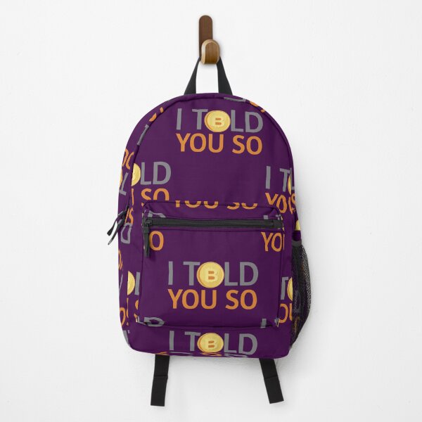 Item preview, i told you so bitcoin designed and sold by Feline Rockstars.