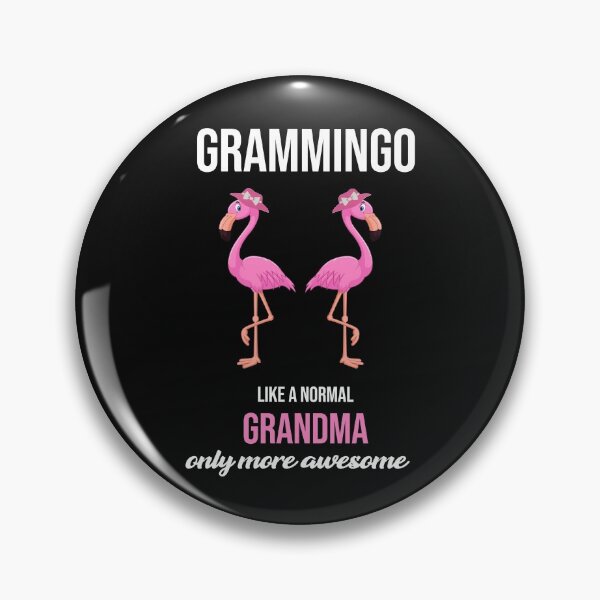 Item preview, Grammingo Shirt like a normal Grandma only more awesome Gift for Grandmother flamingo lover designed and sold by FreedomTree.