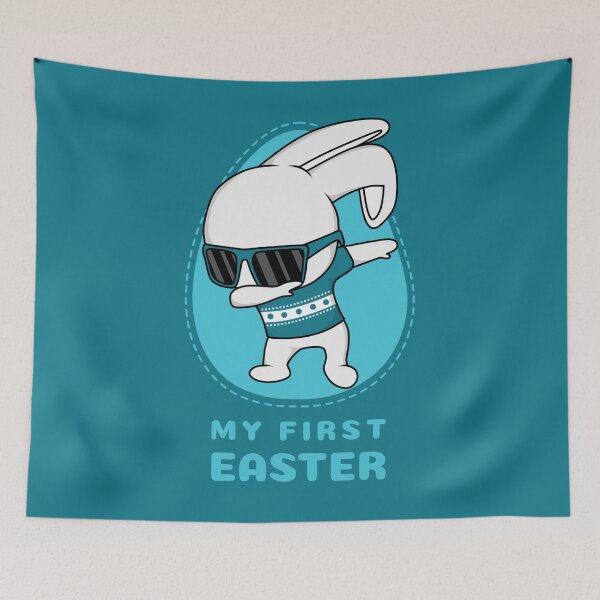 Item preview, My First Easter - Bunny - Blue designed and sold by TKsTees.