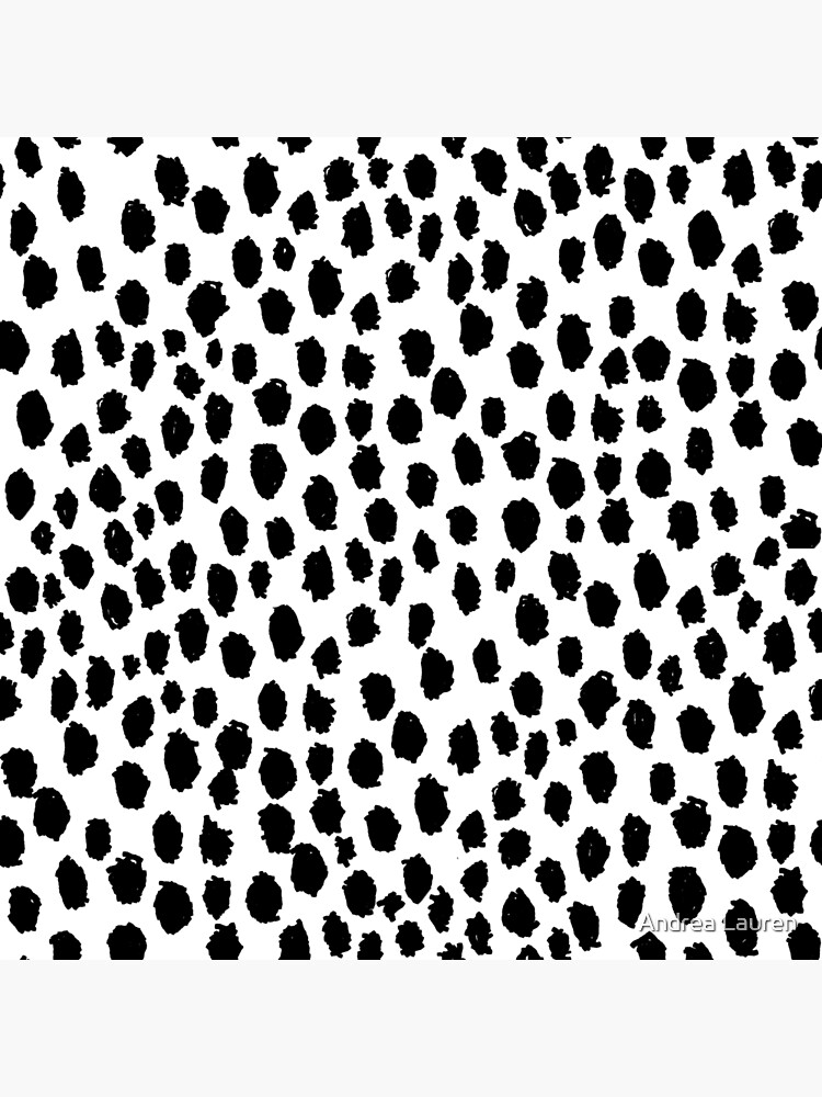"Black and white dots aesthetic pattern " Poster by papersparrow