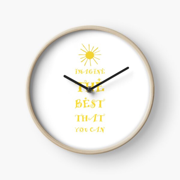 Imagine The Best Clock