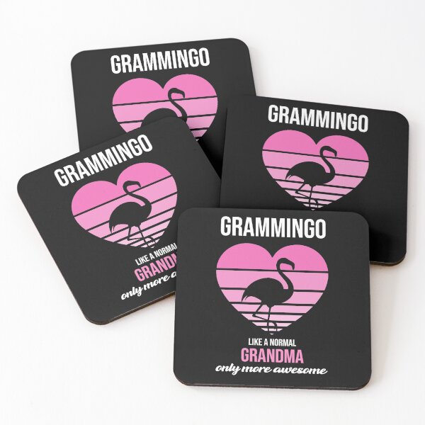 Item preview, Grammingo Shirt like a normal Grandma only more awesome Gift for Grandmother flamingo lover designed and sold by FreedomTree.