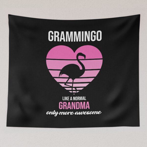 Item preview, Grammingo Shirt like a normal Grandma only more awesome Gift for Grandmother flamingo lover designed and sold by FreedomTree.