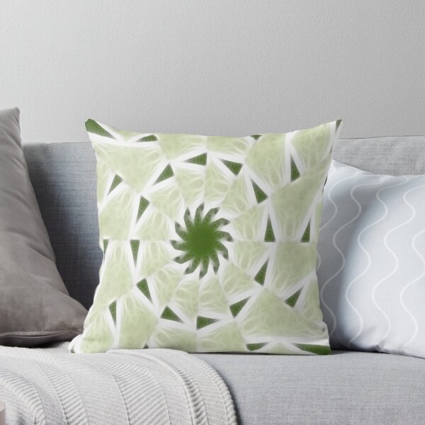 Item preview, Green White Kaleidoscope Art 2 designed and sold by TravelPhotoArt.