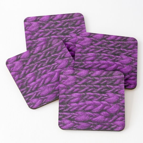 Item preview, Purple yarn woven pattern, knitting  designed and sold by Nostrathomas66.