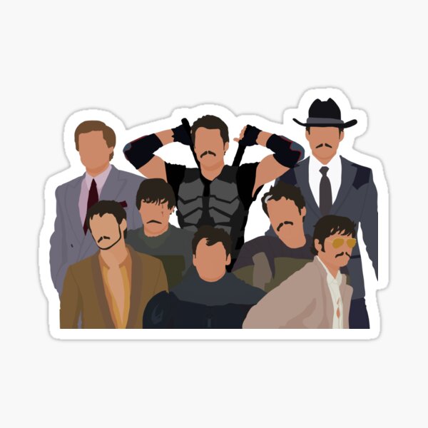 Aperçu de l'œuvre Personnages de Pedro Pascal créée et vendue par merelvandegraaf.