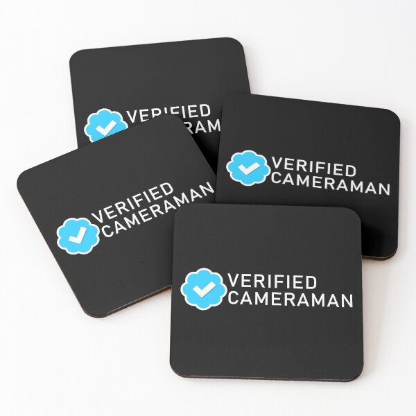 Item preview, Verified Cameraman - Verified Check designed and sold by Chaotic Neutral.