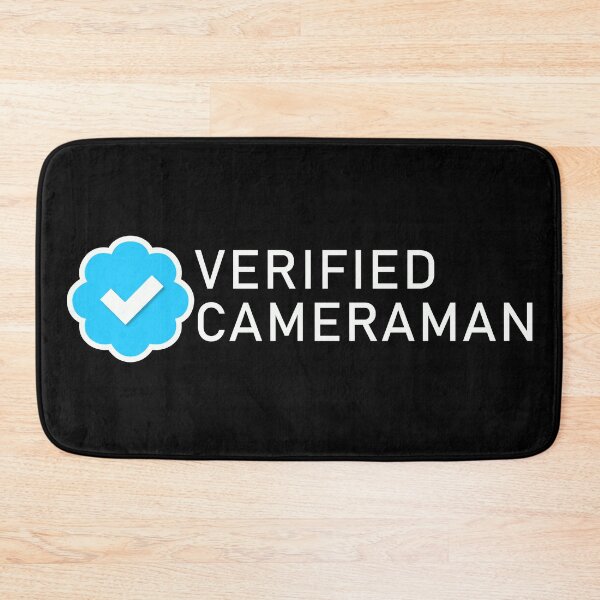 Item preview, Verified Cameraman - Verified Check designed and sold by Chaotic Neutral.