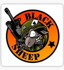 Black Sheep Clan Logo Sticker
