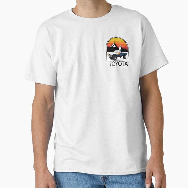 Item preview, Blue Toyota Offroad Truck Mountain Sunset designed and sold by RadStripes.