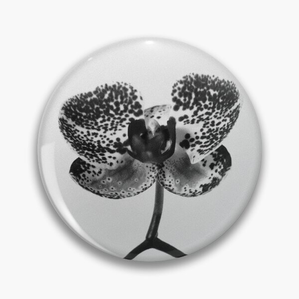 Item preview, Simply a Orchid flower | Black and White Fine Art Photo designed and sold by Diana van Neck.