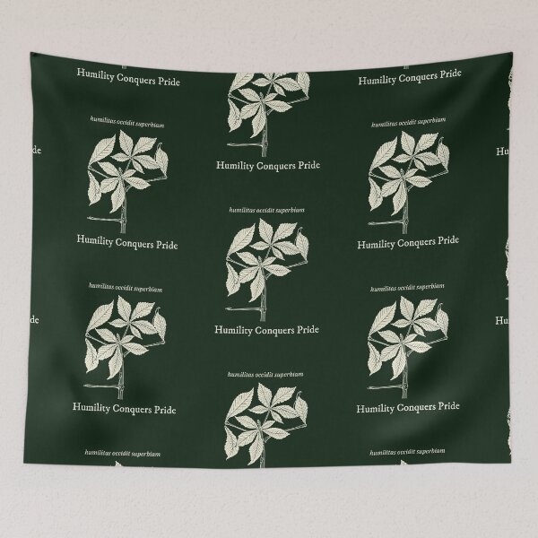 Item preview, Humilitas Occidit Superbiam - Humility Conquers Pride designed and sold by retro87tee.