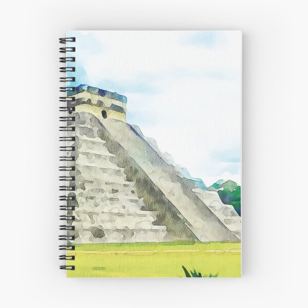 Item preview, Mayan Pyramid in Mexico watercolour effect designed and sold by Gerald Waters.