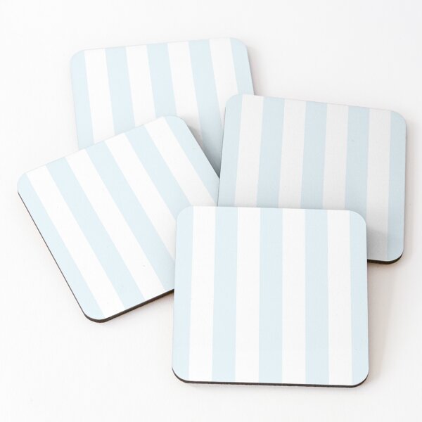 Item preview, Medium PALE BLUE and WHITE Vertical STRIPES designed and sold by RachelMacht.