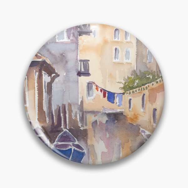 Item preview, City Scape with Boats designed and sold by sarahvogelart.