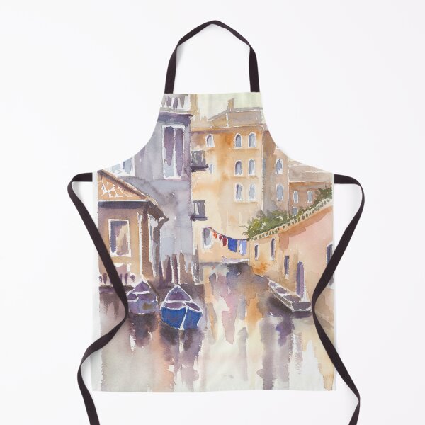 Item preview, City Scape with Boats designed and sold by sarahvogelart.