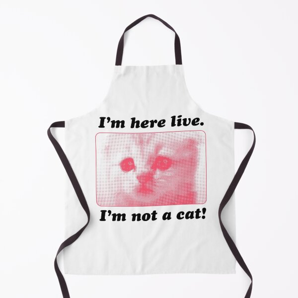 Item preview, Zoom Cat - I'm Here Live, I'm Not A Cat! designed and sold by colombeat.