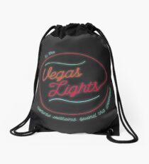 vegas lights! Drawstring Bag