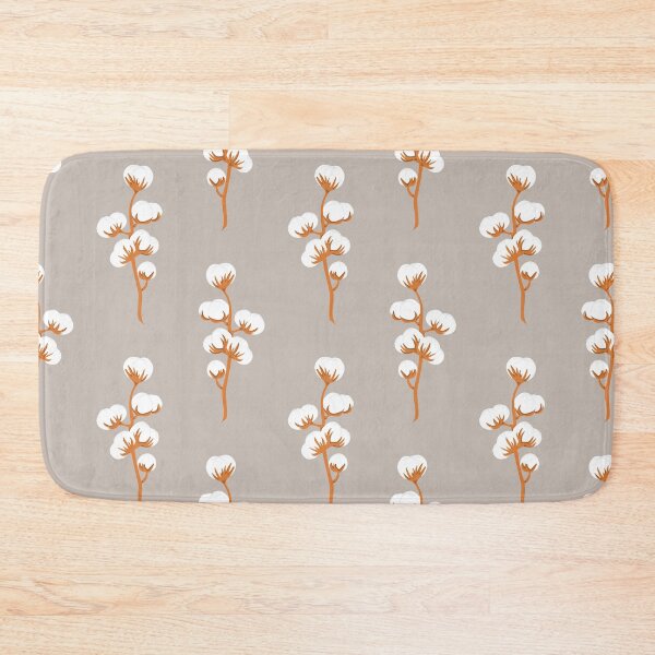 Item preview, Hand drawn delicate branch of cotton flower plant designed and sold by Familyshmot.