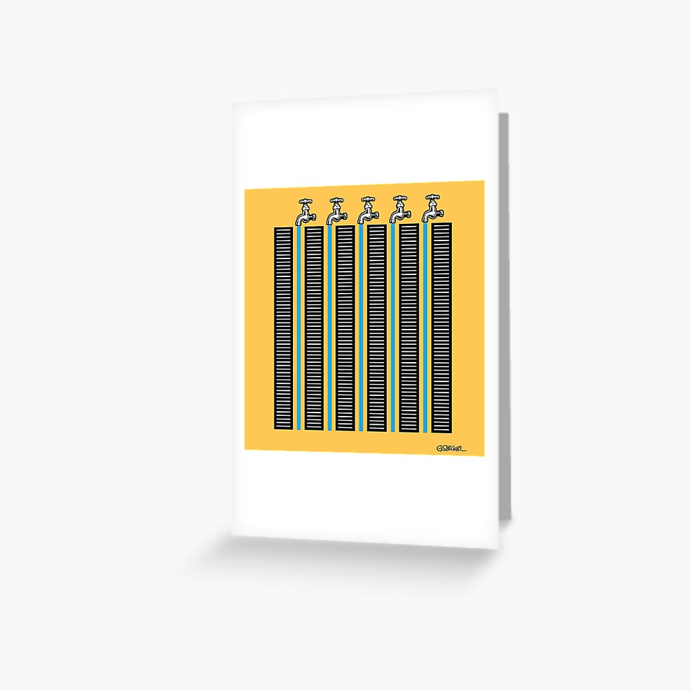 Running Waters Greeting Card