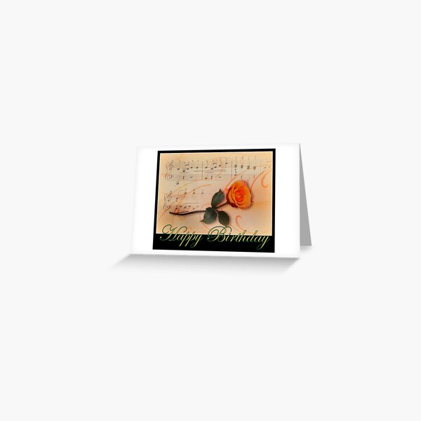 Yellow Rose Happy Birthday Greeting Cards Redbubble - randals private basketball court roblox