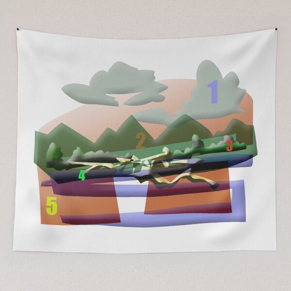 Item preview, invented mountain landscape designed and sold by Xdelacra.
