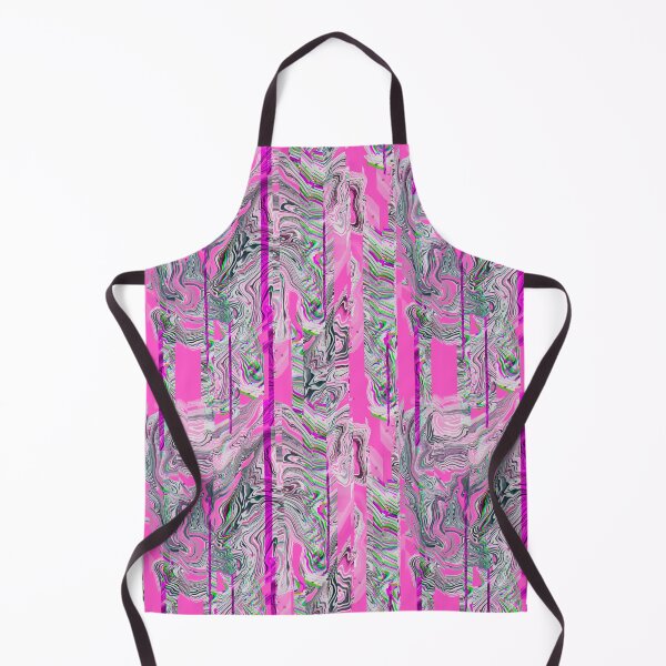 Item preview, Glitch marble striped pattern neon acid pink designed and sold by ANAKOTO.