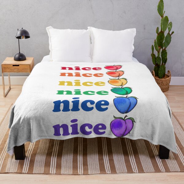 Item preview, Peach Emoji - Nice Booty Rainbow designed and sold by The White Bat.