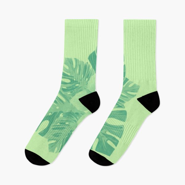 Item preview, Tropical Hibiscus Leaves and Flowers Lime Green designed and sold by hearthearts.