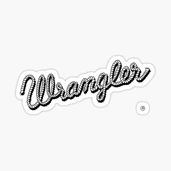 Top Jeans Classiques - Wrangler Old Logo Sticker