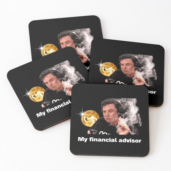 Item preview, My Financial Advisor Elon Musk Dogecoin designed and sold by lamweixing.