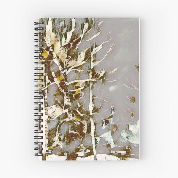 Item preview, Winter in the bush illustration designed and sold by CanadianWild418.