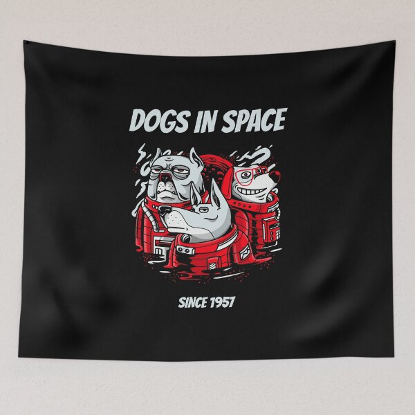Item preview, Dogs in space astronaut designed and sold by Paw Design.