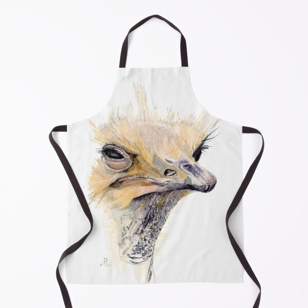 Item preview, Watercolor Ostrich designed and sold by Elizabeth Redford.