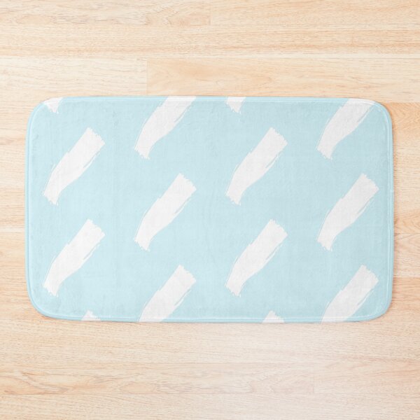 Item preview, pastel blue white lines pattern designed and sold by NelBo.