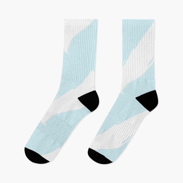 Item preview, pastel blue white lines pattern designed and sold by NelBo.