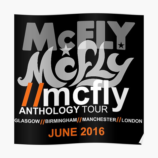 MCFLY ANTHOLOGY TOUR Poster