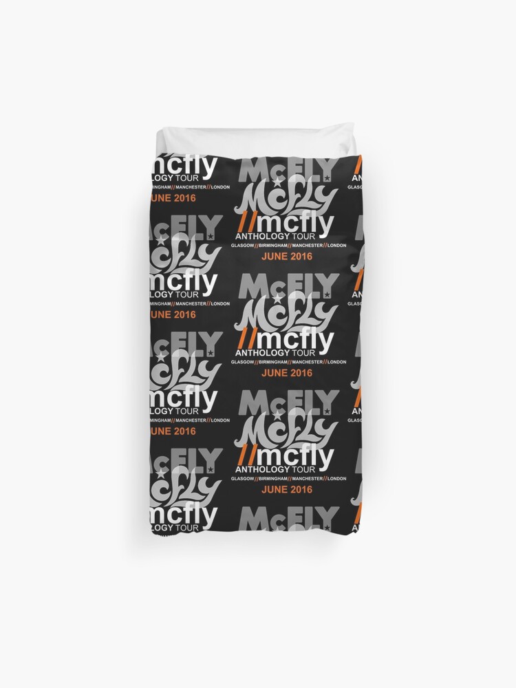 Mcfly Anthology Tour Duvet Cover By Smileysmith Redbubble
