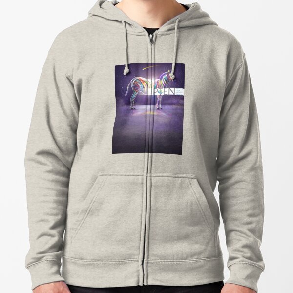 Pten Zebra Zipped Hoodie